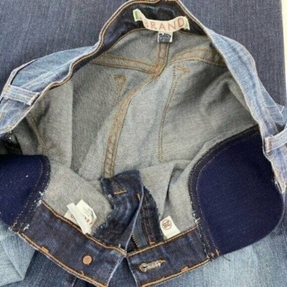 J Brand Mama Maternity Double Elastic Panel Dark Wash Bootcut 28 Jeans - Picture 9 of 12